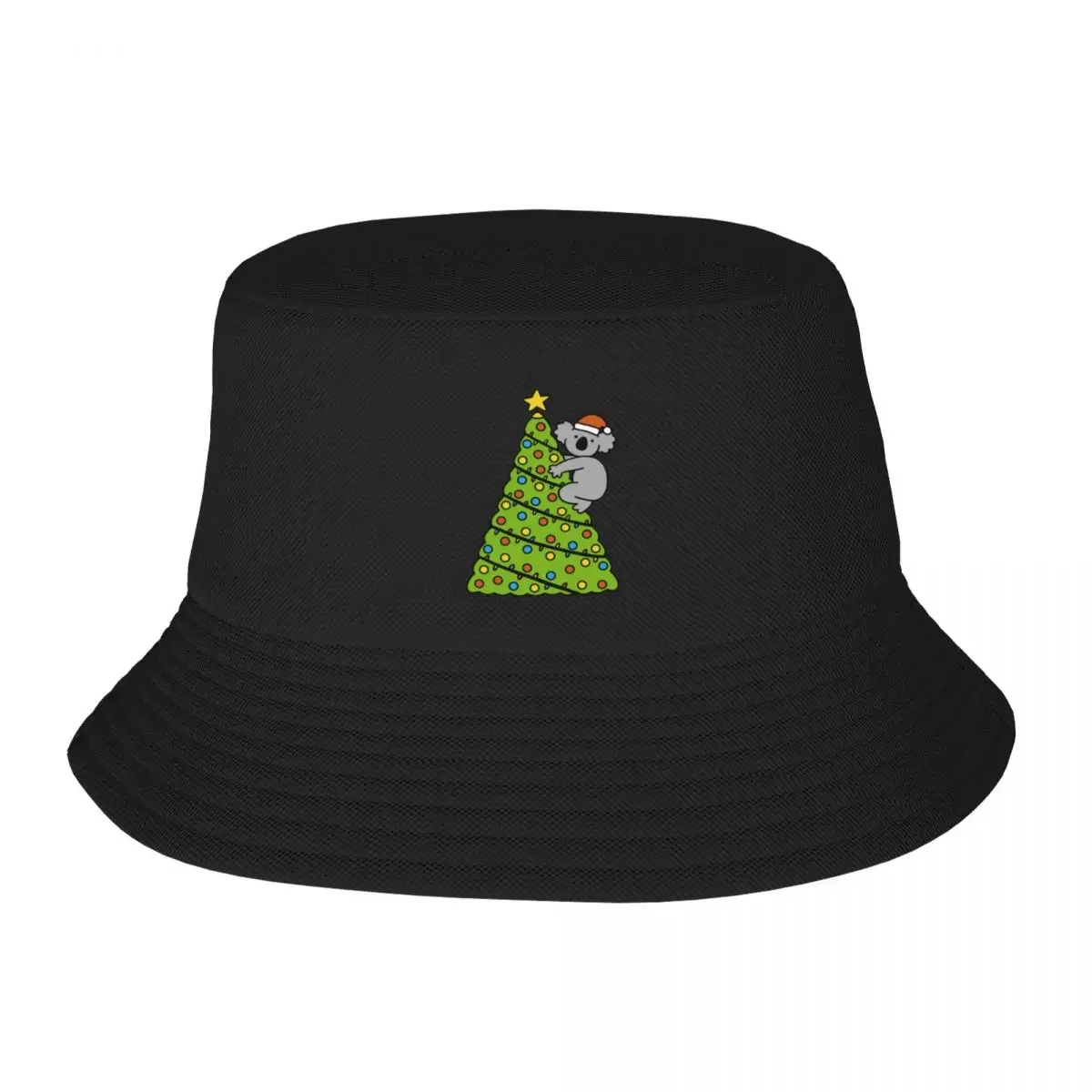 Christmas Tree Koala Bucket Hat hard hat Horse Hat Men Wear Women's