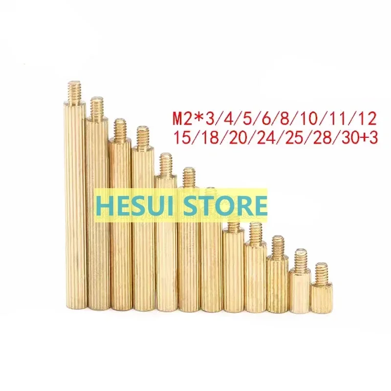 10 PCS M2 * 3/4/5/6/8/10/11/12/15/18/20/24/25/28/30+3 embossed security copper pillar