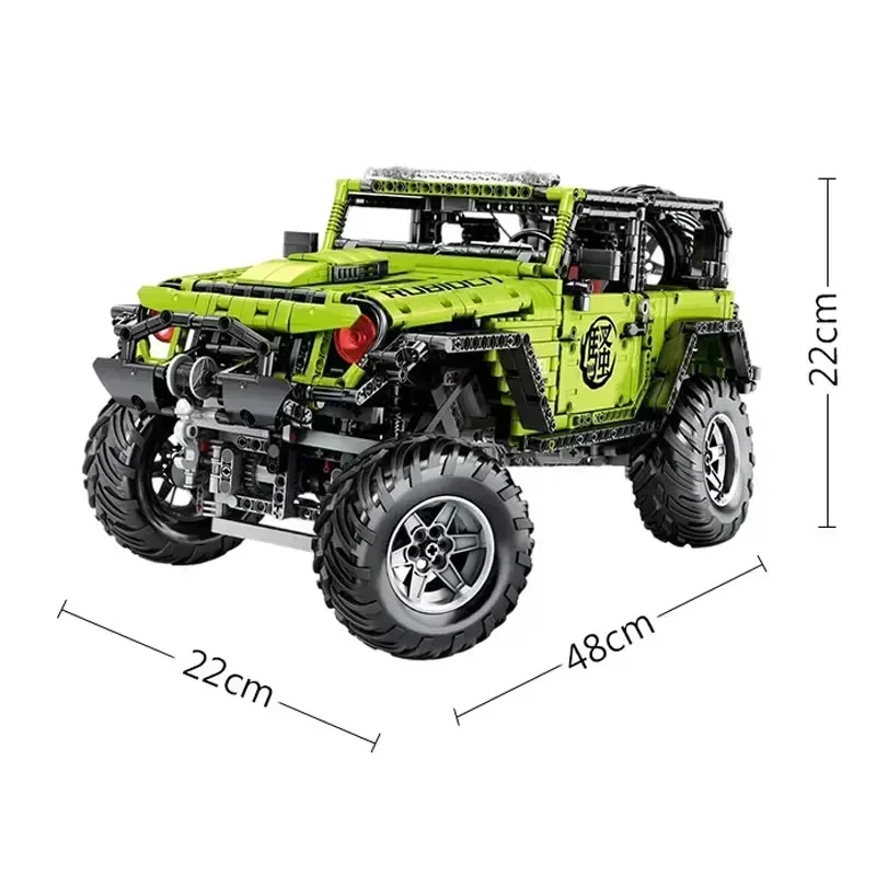 Technical Car Moc Remote Control Suv Building Blocks Bricks Set Motor Power Speed Off-road J902 Buggy Children Toys Gift