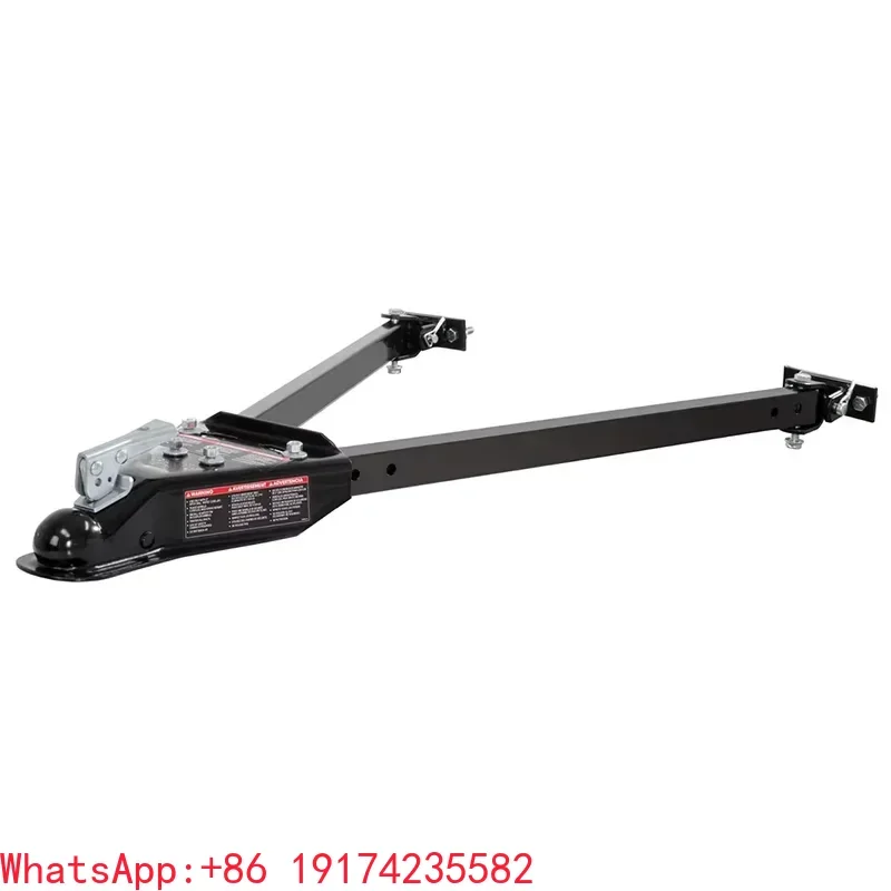 Adjustable Universal 5000 Lbs 2 Inch Coupler Powder-Coating Alloy Steel Bumper-Mounted Universal Towing Bar