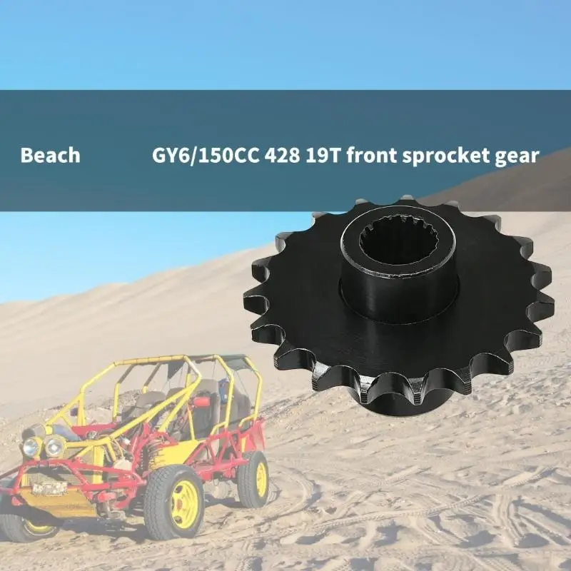M76E 19 Zähne 428 Ketten-Frontantriebsrad für GY6 150Cc-Servicearbeiten – Detail 4