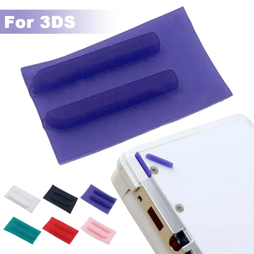 For 3ds Rear Cover Rubber Pad Lower Cover Rubber Plug For 3ds Game Console Cover Rubber Plug Back Cover Rubber Pad R5i8