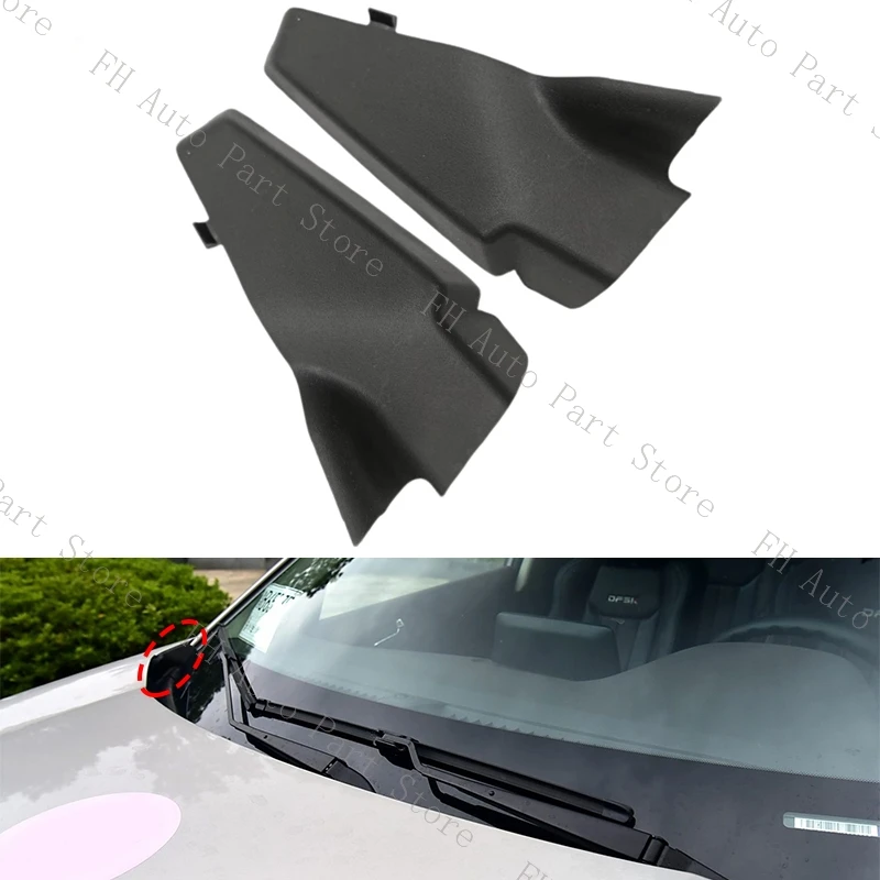 

2PCS 5006015SA01 5006016SA01 Front Windshield Wrap Corner Trim Wiper Side Trim Cover Lid For Dongfeng DFSK Glory 580