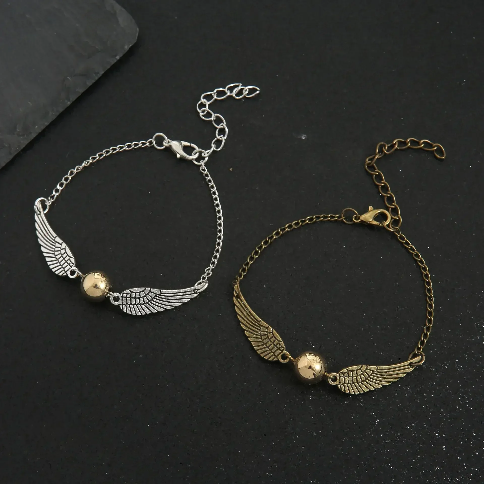 Harries Potters Snitch Necklace Time Turner Hourglass Movie Peripherals Souvenir Bracelet Accessories Women's Jewelry Gifts