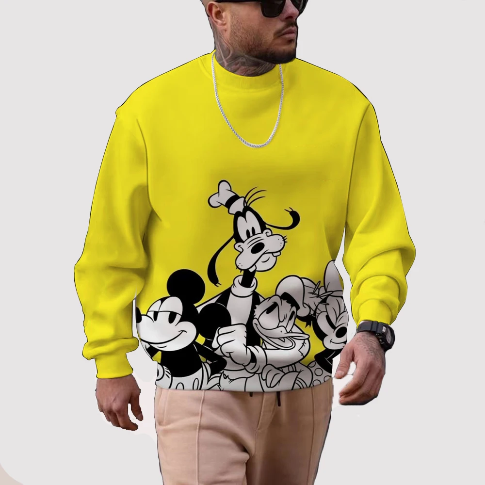 Disney Männer Frauen Hoodies und Sweatshirts Mickey Maus Herbst Frühling Sweatshirts Herbst Frühling Harajuku Langarm Hoodie Kleidung