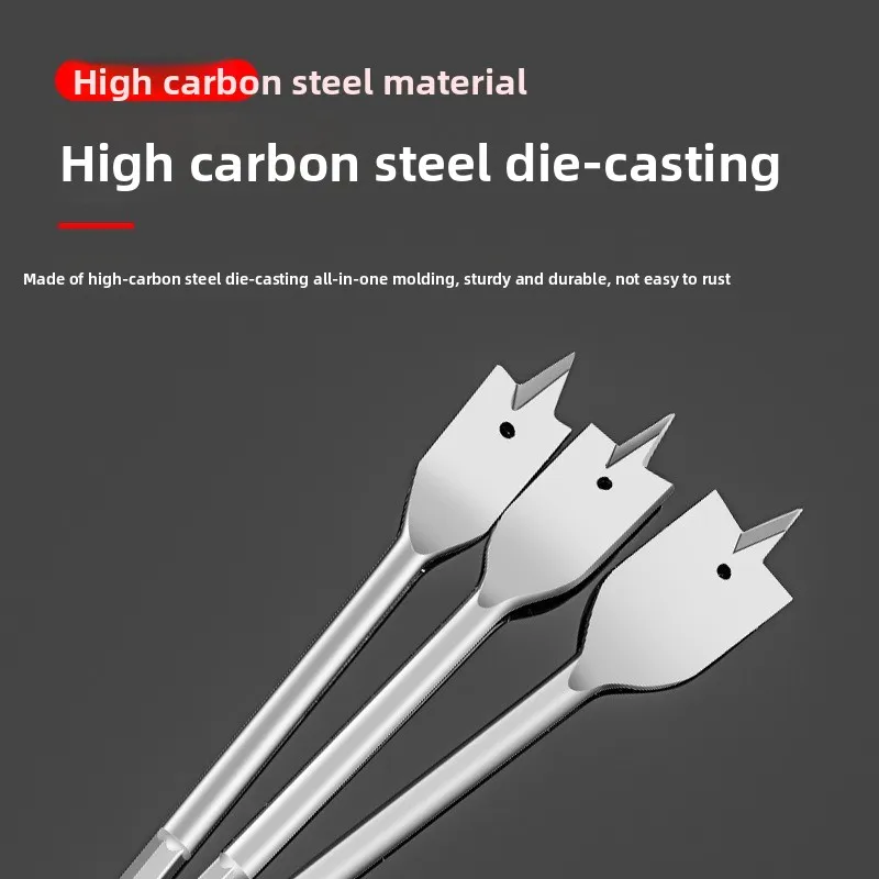 Multi-functional Woodworking Three-pointed Drill Bit Set, Wood Hole Cutting Twist Drill Bits
