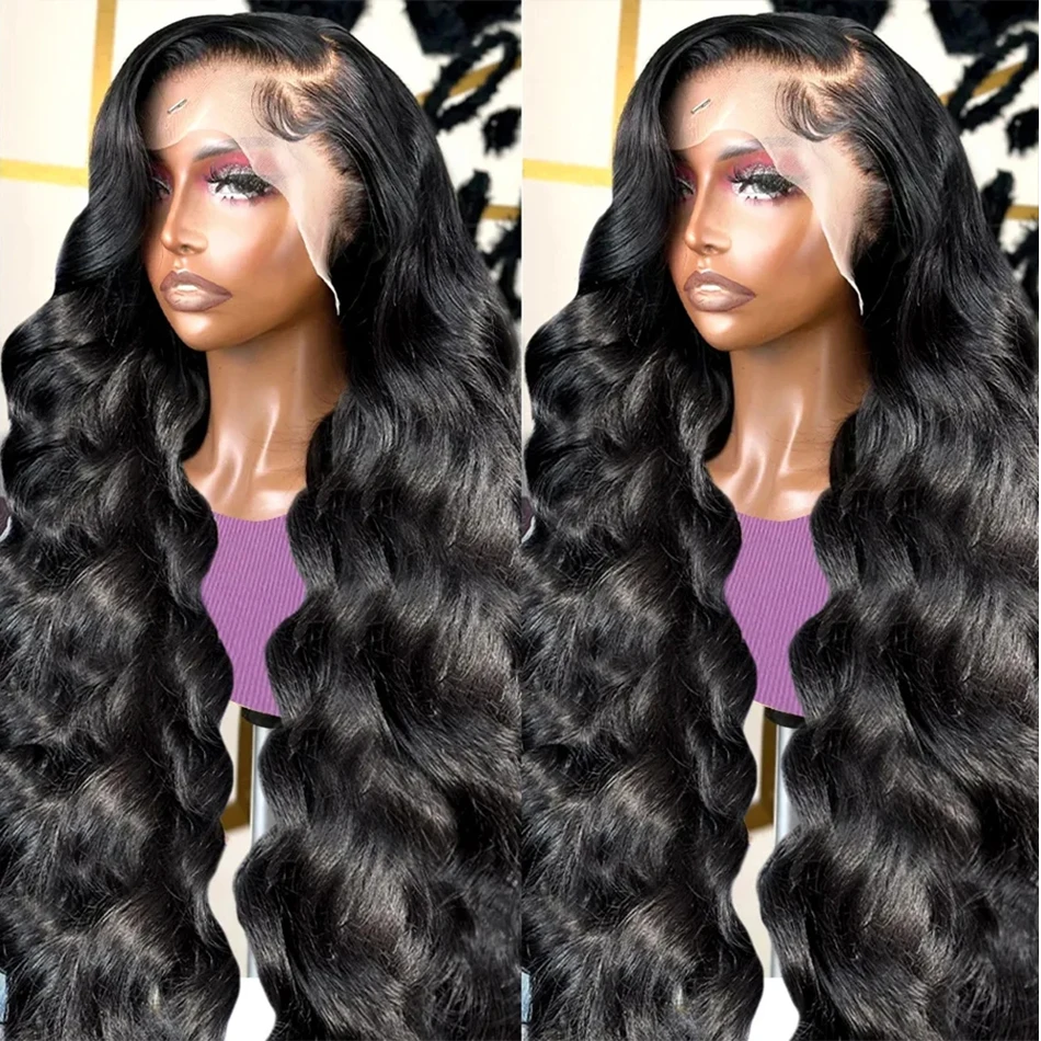 28 30 32 Inch Body Wave Lace Front Wig 13x4 13x6 Hd Lace Frontal Wig Glueless Transparent Human Hair For Black Women Brazilian