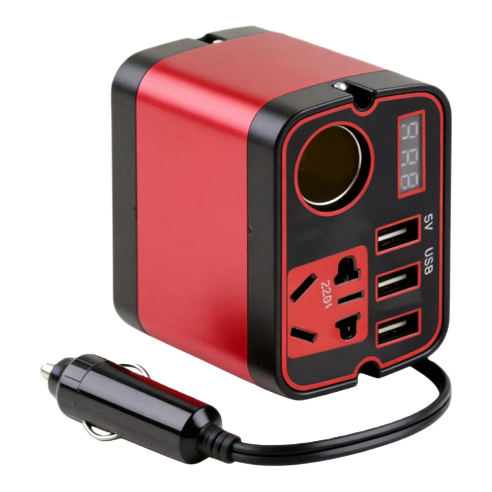 200W Car Power Inverter 12V To DC110V  24V TO DC220V Built-in Overload And Short Circuit Protection Power Converter