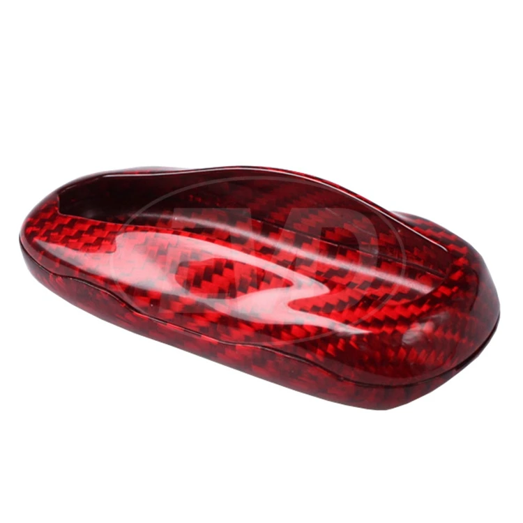 

RED CARBON FIBER KEY FOB COVER for 2014-2018 TESLA MODEL S