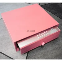 Leather jewelry box household small fingerprint password drawer safe intelligent all-steel 3