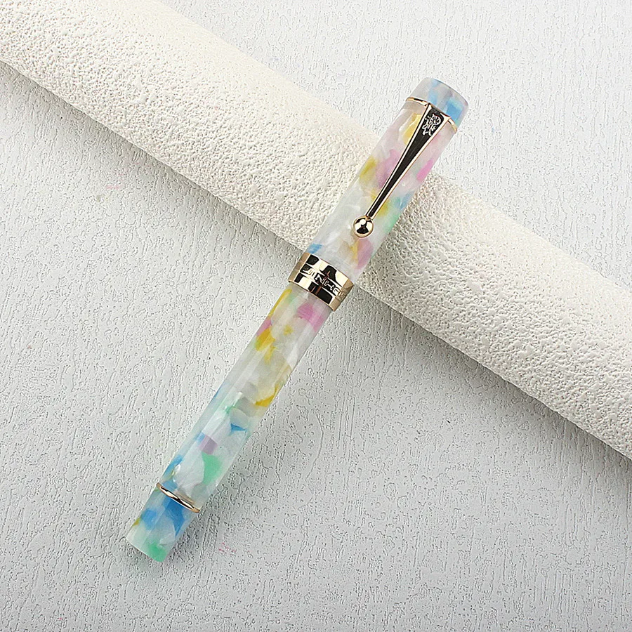 

Перьевая ручка из смолы JINHAO 100, золотой зажим, бизнес-офис, школьные принадлежности, канцелярские принадлежности PK 9019