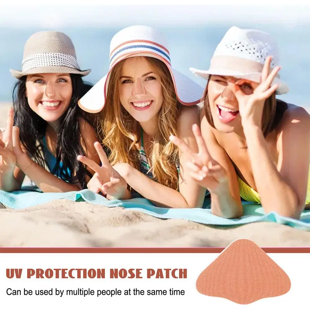 48szt EELHOE Nose Sunscreen Nose Patch Light And Thin Anti Sunblock UV Skin Protective Refreshing Facial Sunscreen Patch