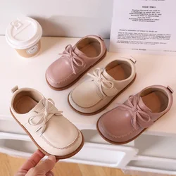 Autumn Children's Flats Fashion Bow Lace Arch Insole Spring Baby Girls Casual Shoes Comfortable Kids Student-shoes