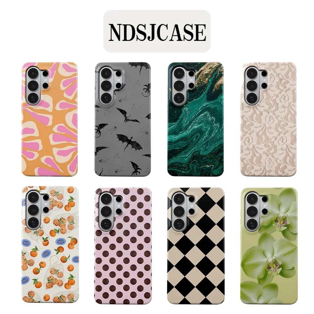 Luxury Clmj Aloha Phone Case for Samsung Galaxy S20 S23 S24 S25 S26 FE Plus Ultra Edge 4G 5G Double-layer Back Cover