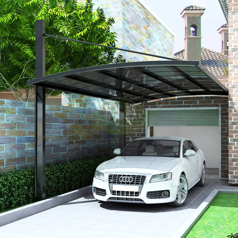 

Tente Auvent Pour Voiture Polycarbonate Carports Parking Cantilever Metal Frame Car Port Garage Canopy Aluminium Carport