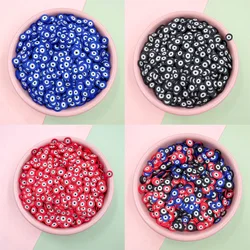 50g Black Red Blue Eyes Polymer Slices Clay Sprinkles for Crafts Making Halloween Decoration DIY Slime Filling Accessories 5mm