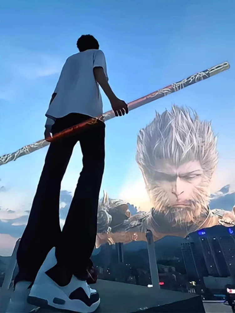 

Bla Knife Jeans Men's Long Straight Leg Slim Fit Bootcut Denim High Street American Sle Youth Wear Cotton Polyester ...