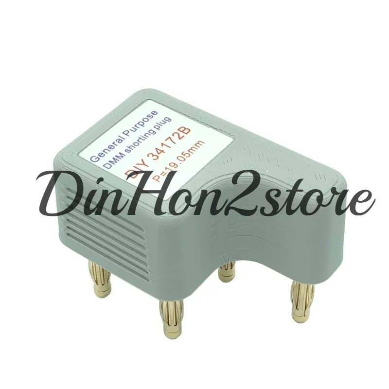 Universal 4-Wire Short Circuit Zero Calibration Socket Desktop Multimeter 4-Wire Standard Resistor Kit