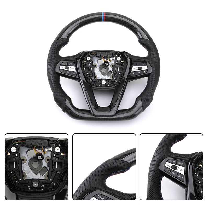 Custom Carbon Fiber Auto Car Steering Wheel for BMW G Series G20 G80 G21 G81 G22 G30 G31 G32 G11 G12 G14 G15 G16 G01 G02 G05 G06