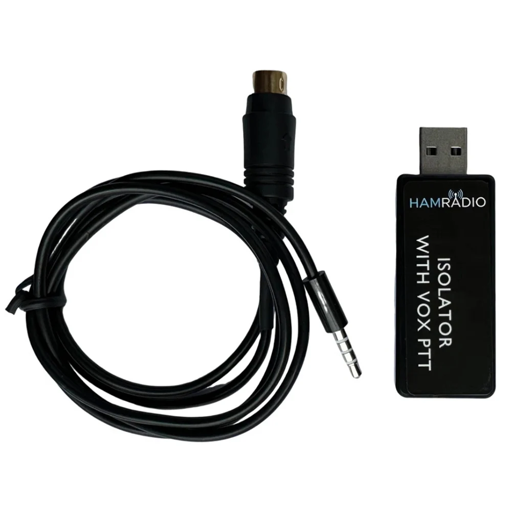 

Amateur Radio Digital Mode Interface With Built-in Audio Codec And PTT Kit, USB-Mini B Interface, And Integrated Voice Control