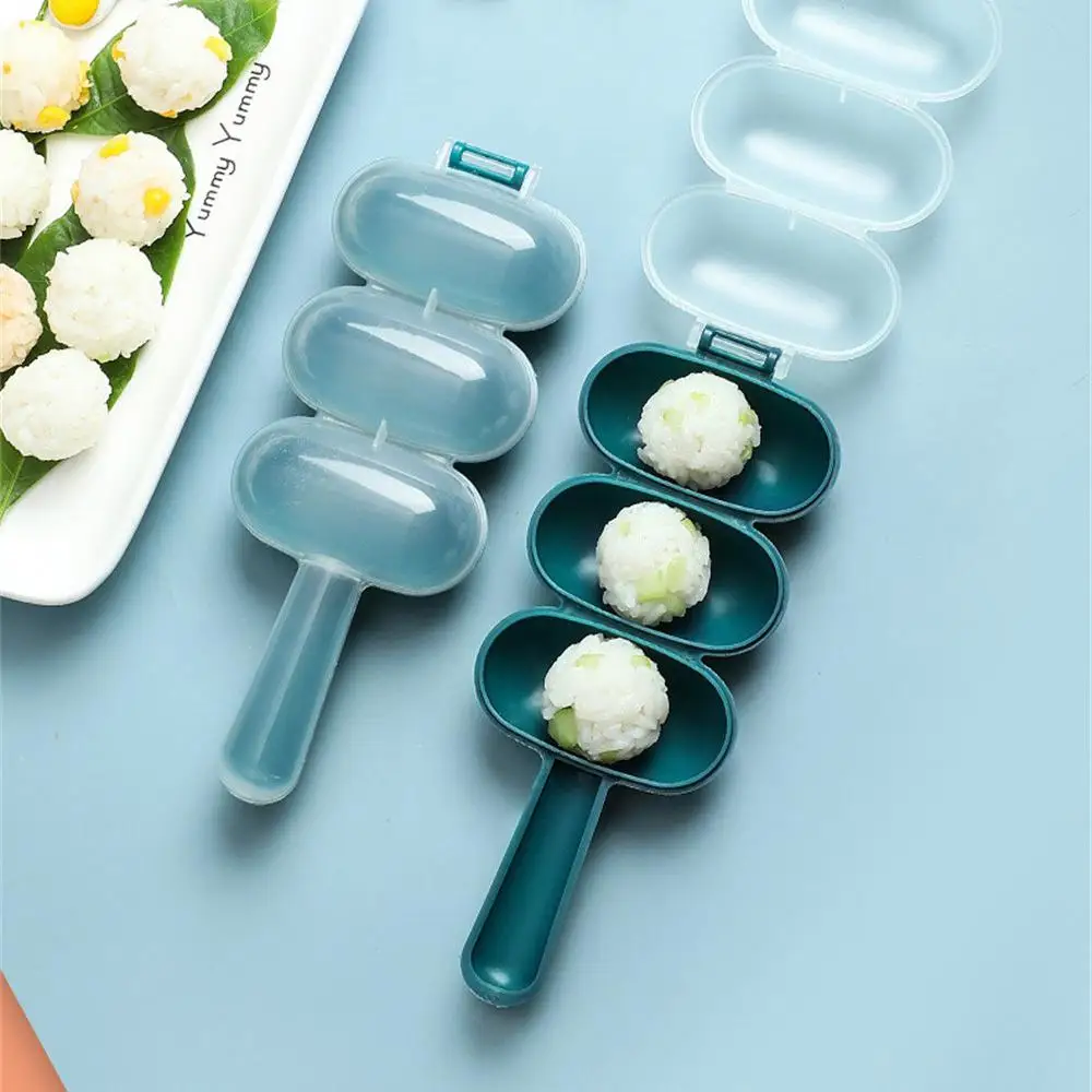 1/3/5PCS Spherical Mold Feeding Artifact Rice Ball Dark Green Sushi Tools Rice Ball Mold Spherical Creativity About 17*6.5cm