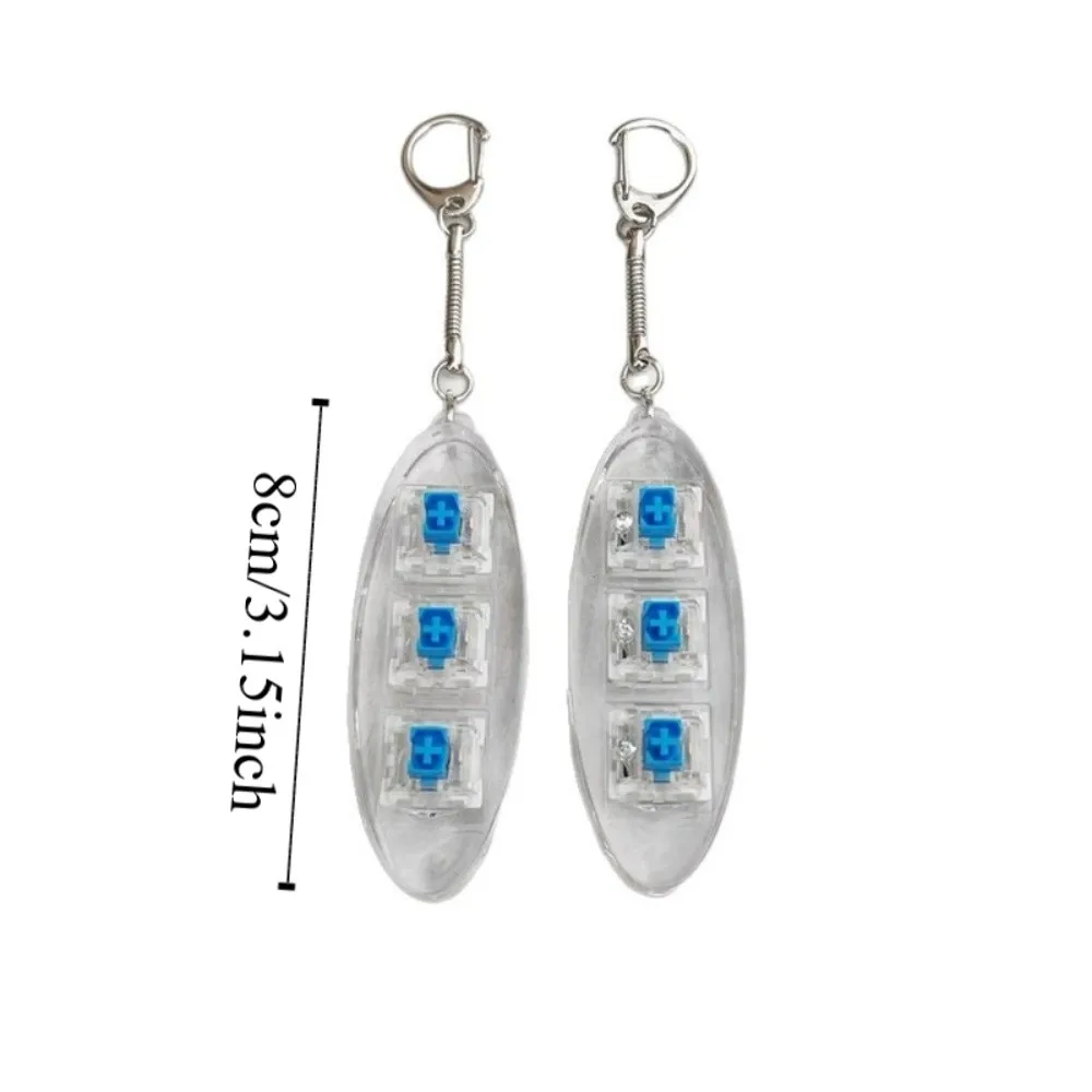 جديد 3 مفاتيح Keycap قرصة لعبة إصبع لوحة المفاتيح DIY تململ المفاتيح الإغاثة الإجهاد الميكانيكية زر Keycap