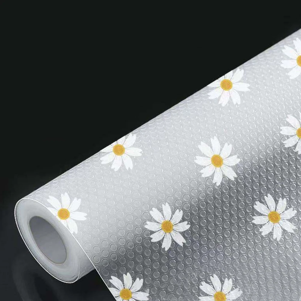 1 Roll, 30x100cm Waterproof Non-Slip Plastic Shelf Liner Roll, Multipurpose Cabinet Drawer Mat Liner for Kitchen, Fridge, Table