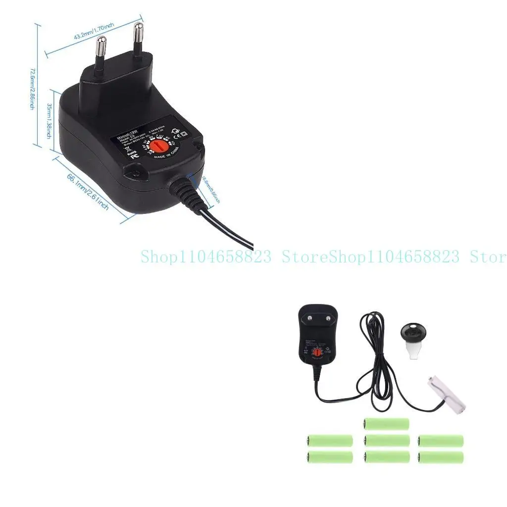 Câble réglable l'éliminateur batterie 652F AA pour le Cordon alimentaire LED LED LED