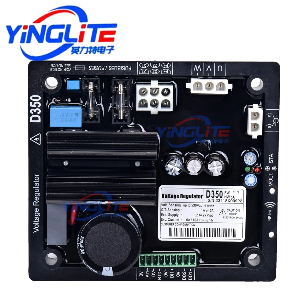 D350 AVR Generator Automatic Voltage Regulator Control Board—Diesel Engine Replacement Part