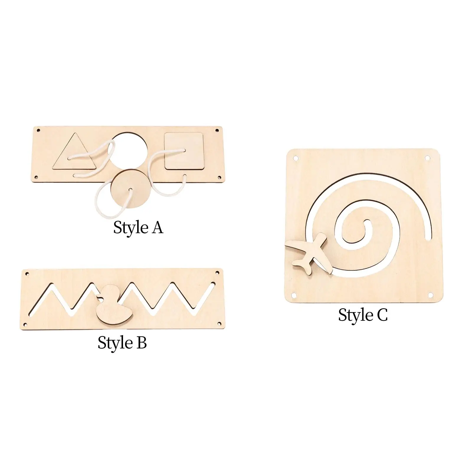 Holz beschäftigt Brett Material Geburtstags geschenk Feinmotorik Lern puzzles