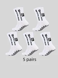 5 pairs of multi-color adhesive dots for anti slip, sweat absorption, and odor prevention FS football socks and sports socks