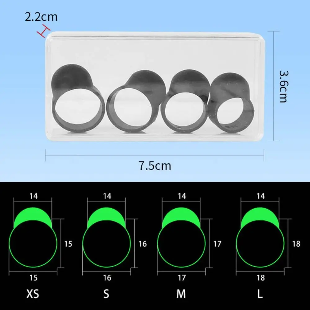 4 قطعة/المجموعة إصبع كم مجموعة سيليكون الطبل اللسان طبل إصبع يختار يطرق العالمي اللسان طبل إصبع الأكمام