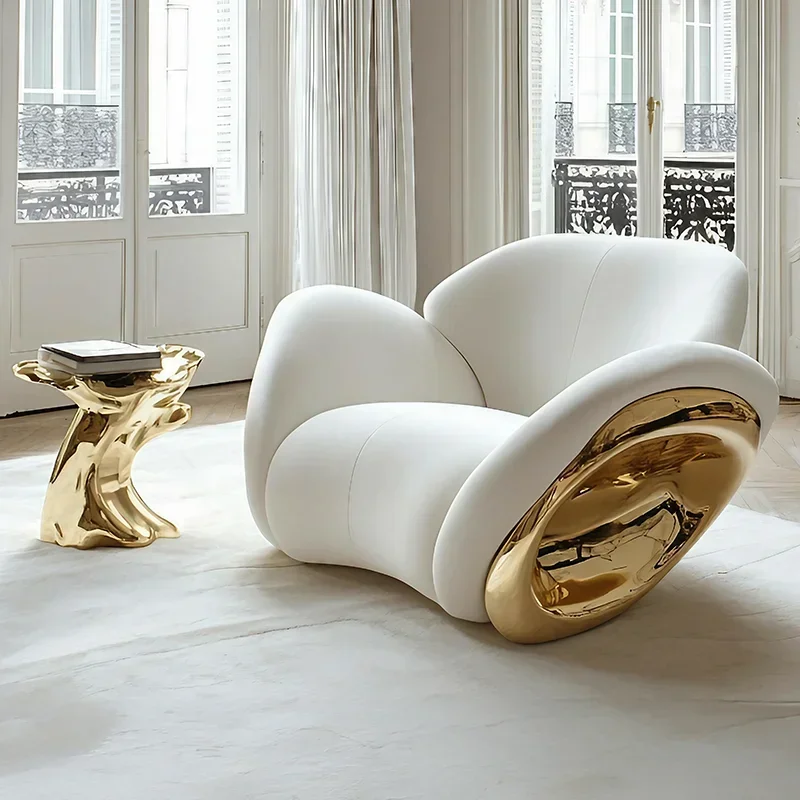 Kursi Santai Sofa Tunggal Desain Seni