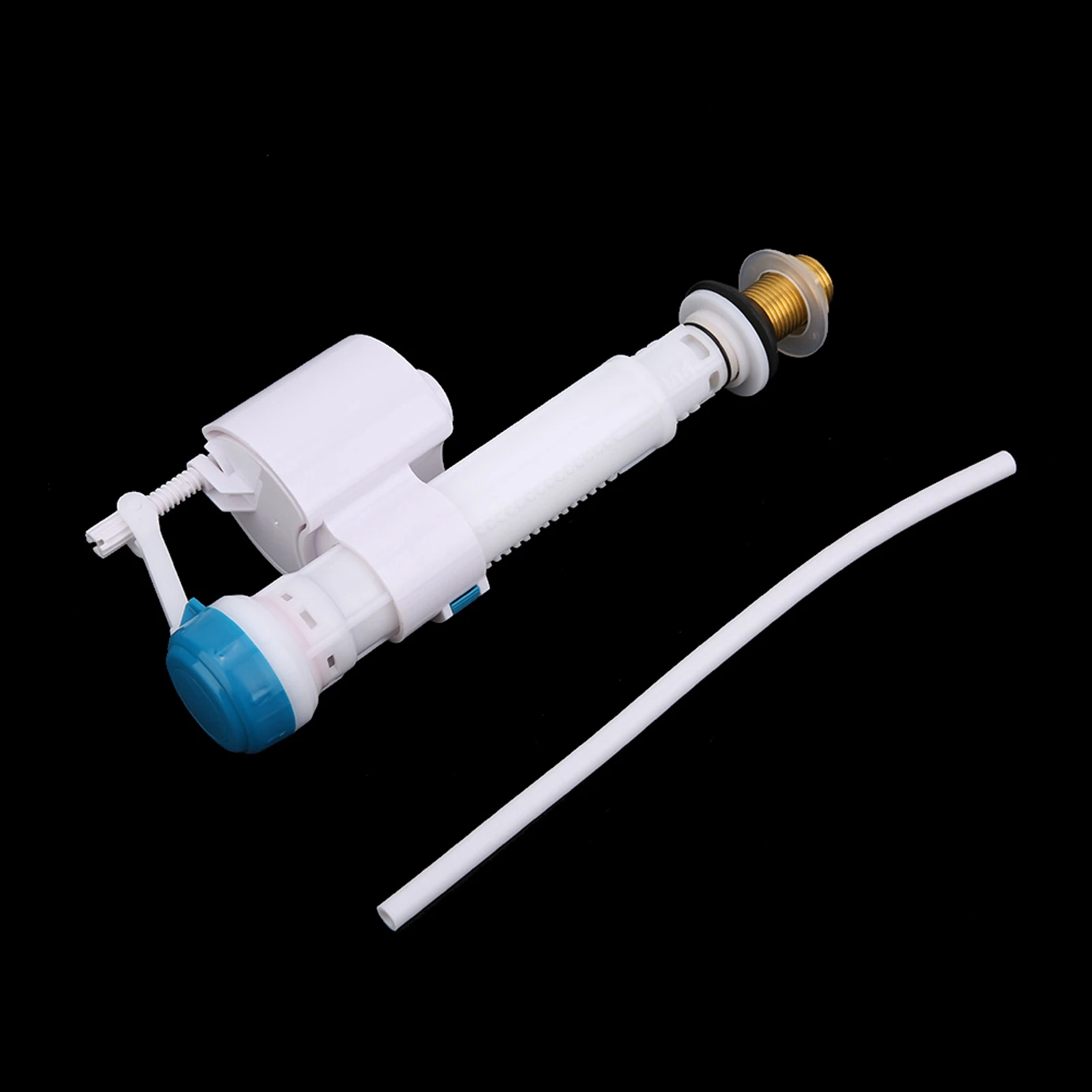 Toilet Push Button Fill Valve Dual Flush Cistern Valve Syphon Bathroom Blue White  G1/2 view 6