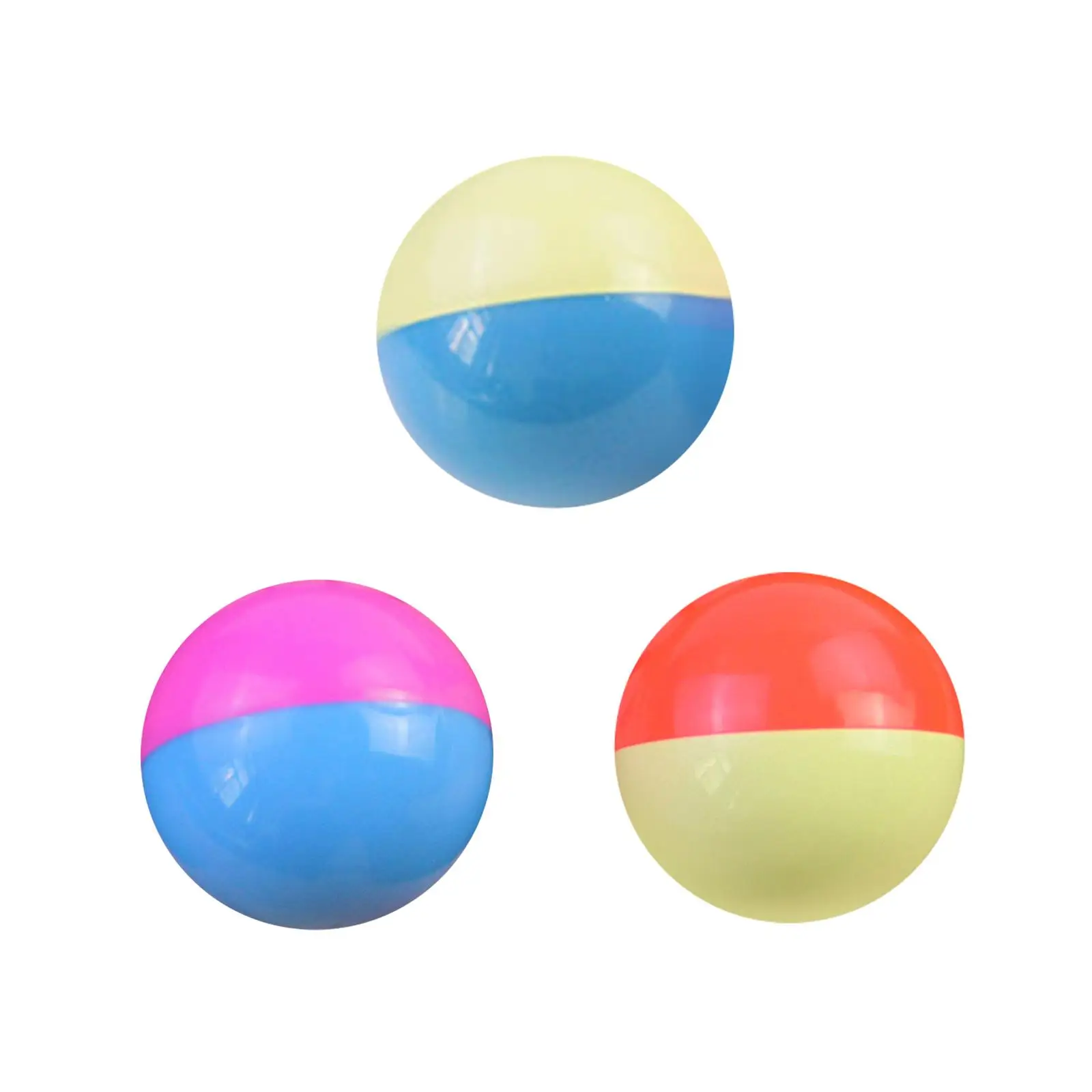 Golf Ball Gift for Golfers Backyard 60mm Play or Practice with Aiming Line Game Toy Ball 2 Color Standard Size Park Golf Ball