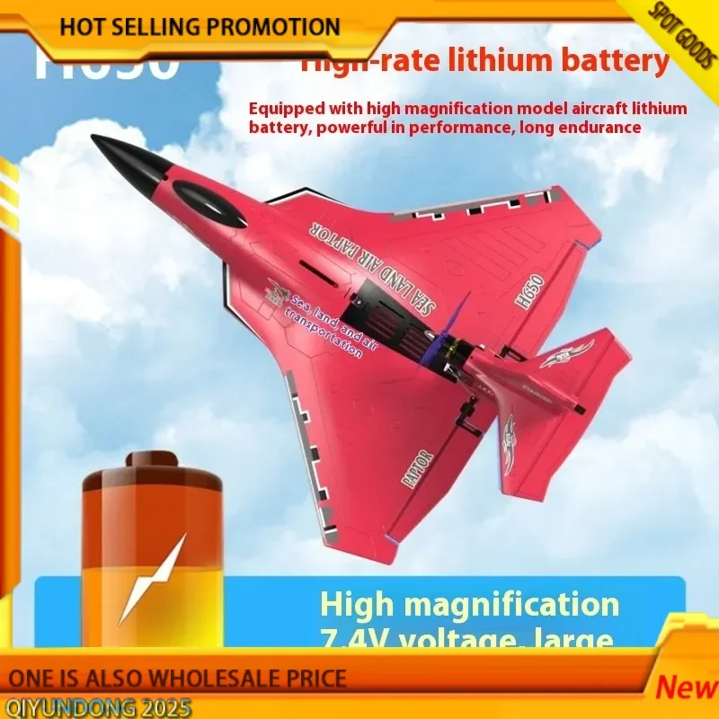 

New H650 Big Size Rc Plane Water Proof And Fall Resistant Land And Air Raptor Rc Raptor Fixed Wing Foam Aircraft Outdoor Glider