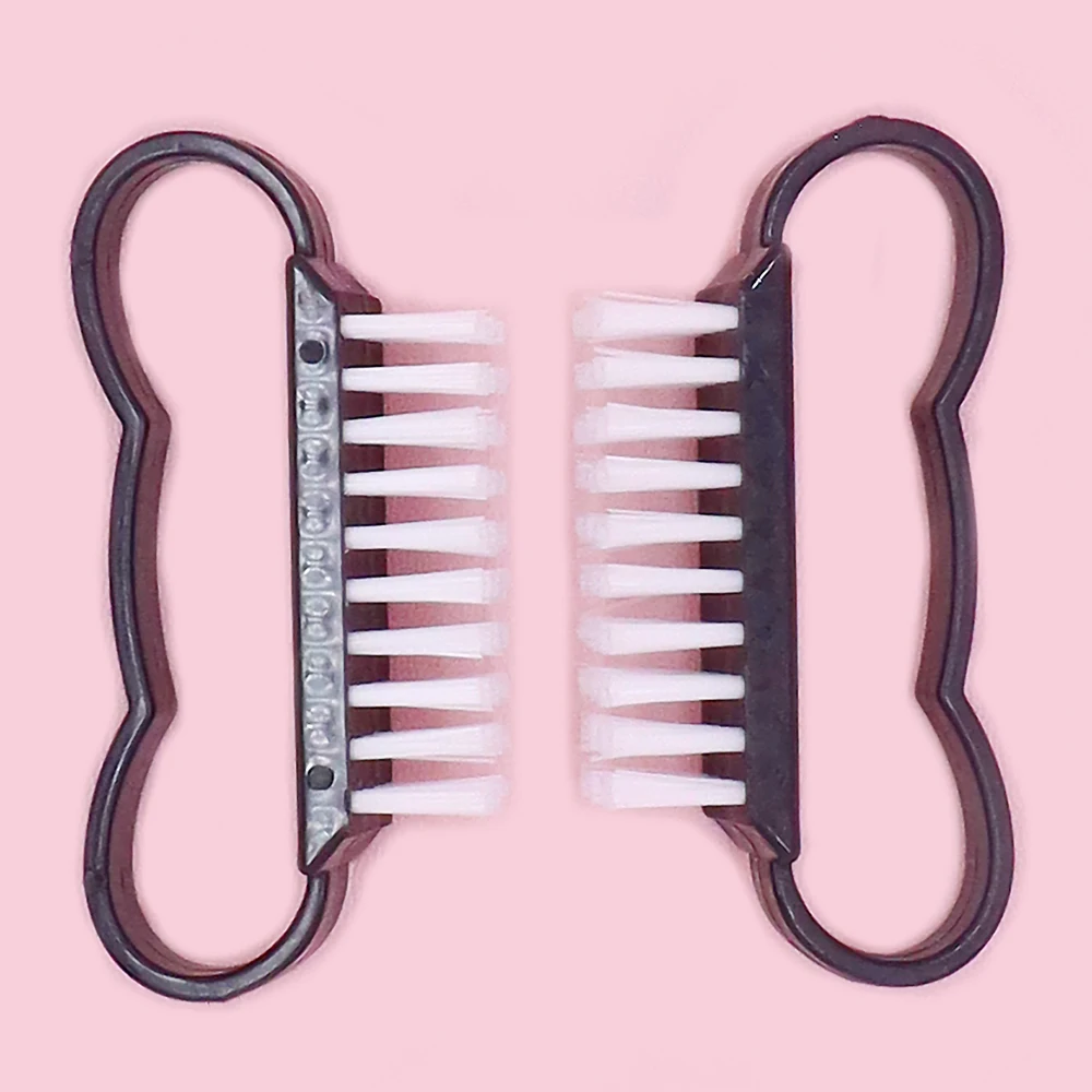 50Pcs Schwarz Nagel Pinsel Mit Griff Weiß Nagellack Pinsel Staub Entferner UV Gel Nagel Pulver Reiniger Nail art maniküre Werkzeuge Set