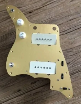 Aluminum Gold  Pickguard For Jazzmaster Guitar