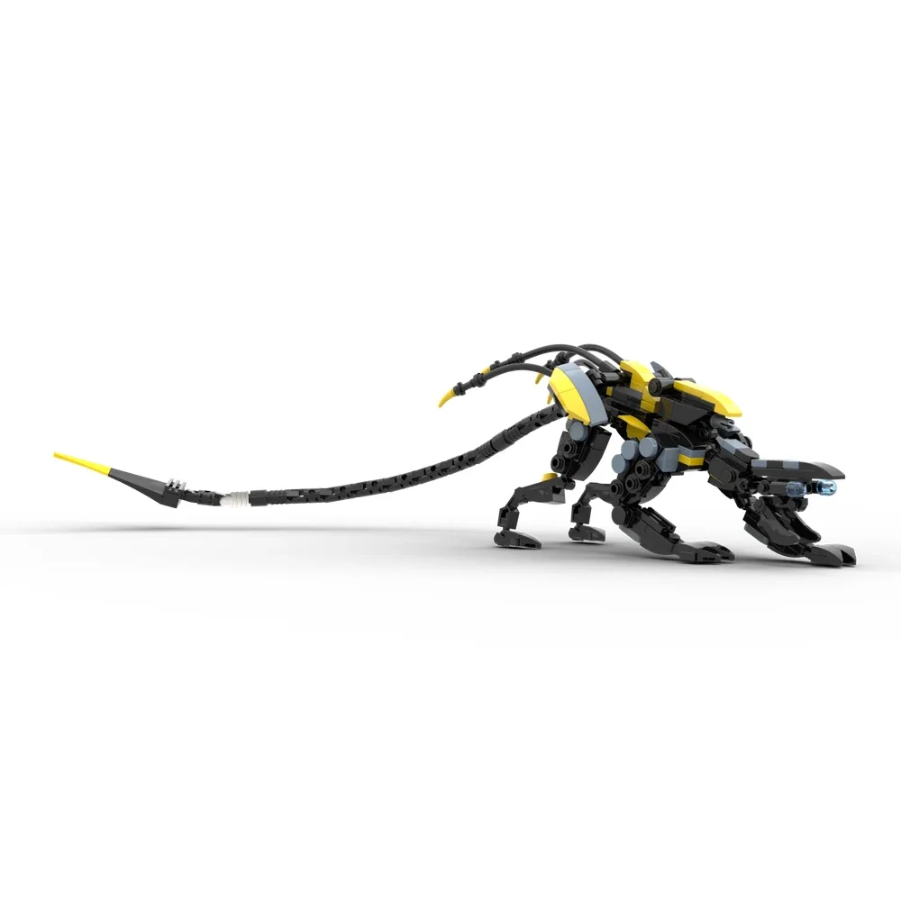 MOC Horizoneds Stalker Machine modèle blocs de construction Zeros-dawn personnages de jeu briques à monter soi-même jouet pour enfants anniversaire cadeau de noël