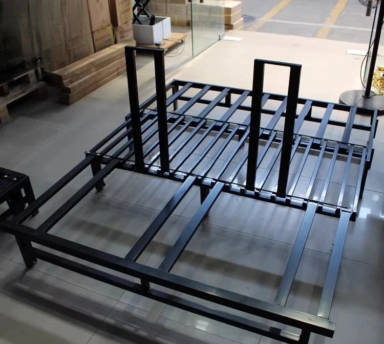 Multi-functional Push-pull Sofa Accessories Base, Three-section Folding Stretching Shrinkable Pull-out Sofa Bed Iron Frame