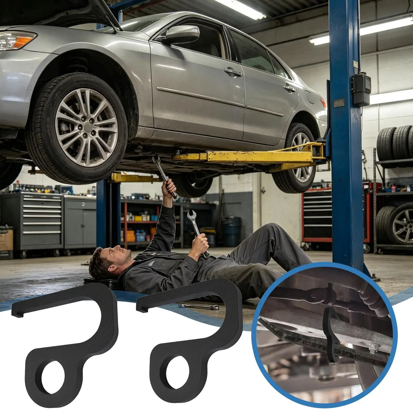 Control Arm Removal Tool Heavy-Duty Portable Dustproof Ratchet Repair Tools 2-Piece Automotive Lower Ball Joint Pry For Car