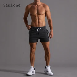 Plus Size 4xl Men's Casual Board Shorts 2021 Lace-up Ultrashort Bottom Summer Beachwear Running Sportwear Sexy Male Clothing