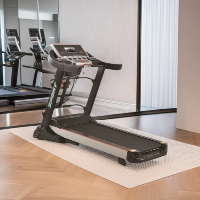 

Electric Treadmill, Foldable Quiet Large Screen Smart Bluetooth Shock Absorption, Multi-Function Home Fitness Equipment