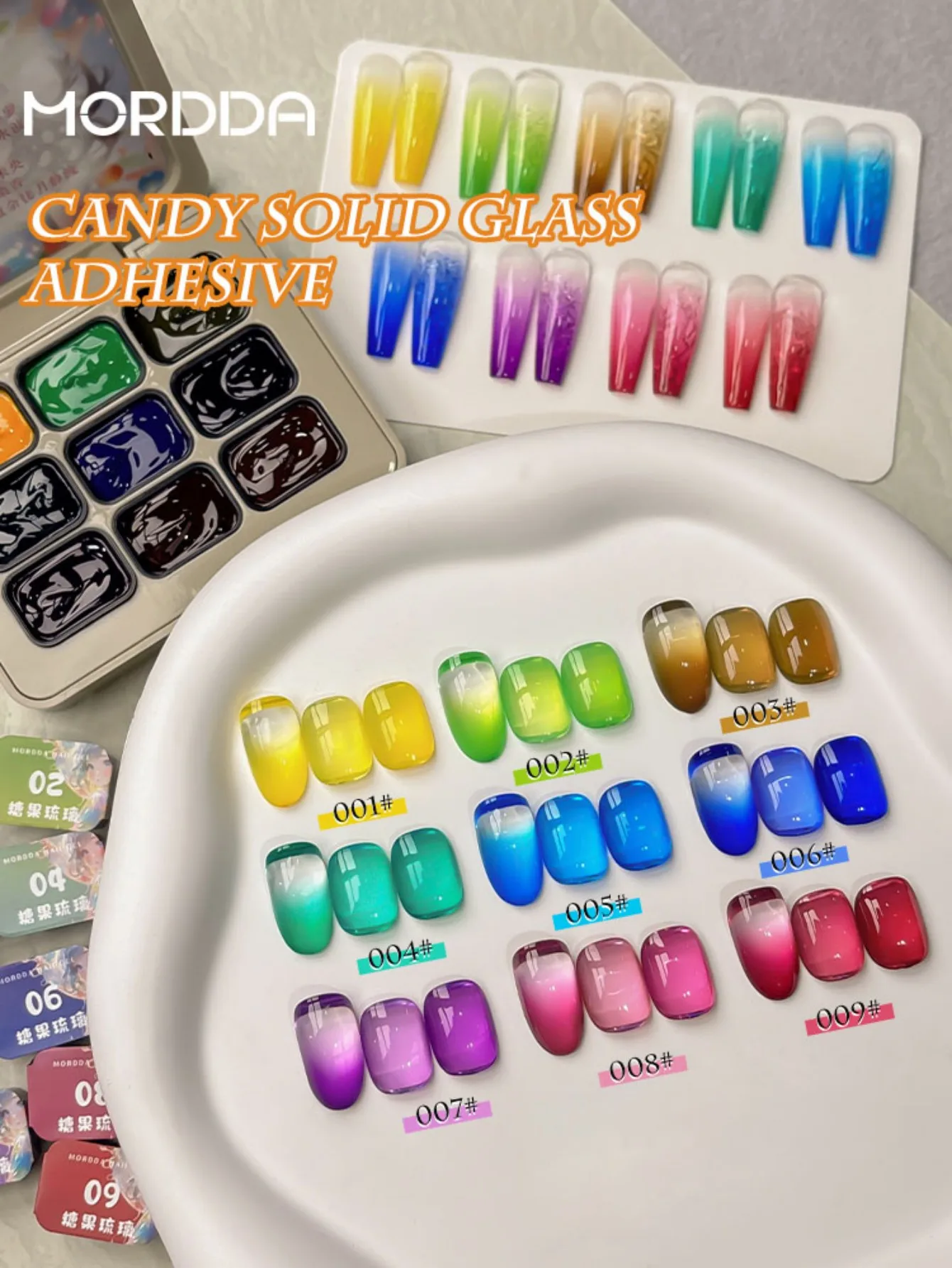 9-Colors Candy Soli… - image