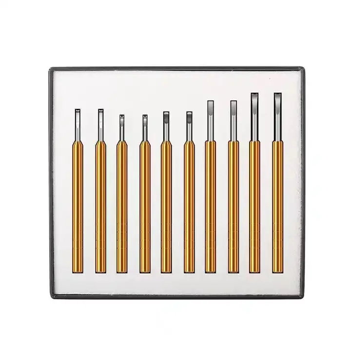 Watch repair tool 10PCS set with gold and red detachable watch needles for watchmakers