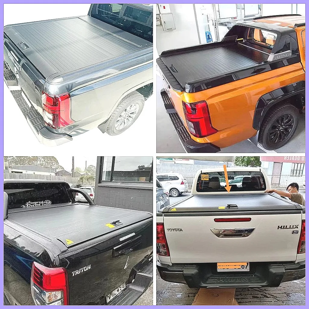 

Retractable Aluminum Roller Shutter Tonneau Cover for Mitsubishi Triton L200 Strada 2024