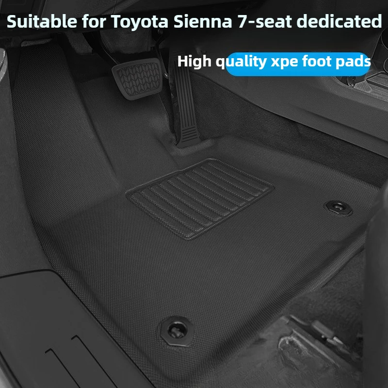 

Suitable for Toyota Sienna version foot mats, trunk mats, seven seat 3D all-weather material XPE foot mats