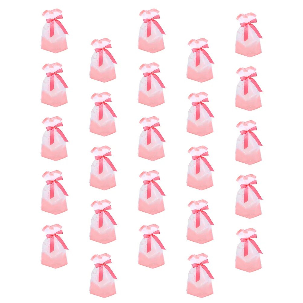 

25Pcs Sakura Candy Bags Drawstring Gift Pouches for Wedding Engagement Bridal Shower Baby Shower Birthday Party Festival Favor