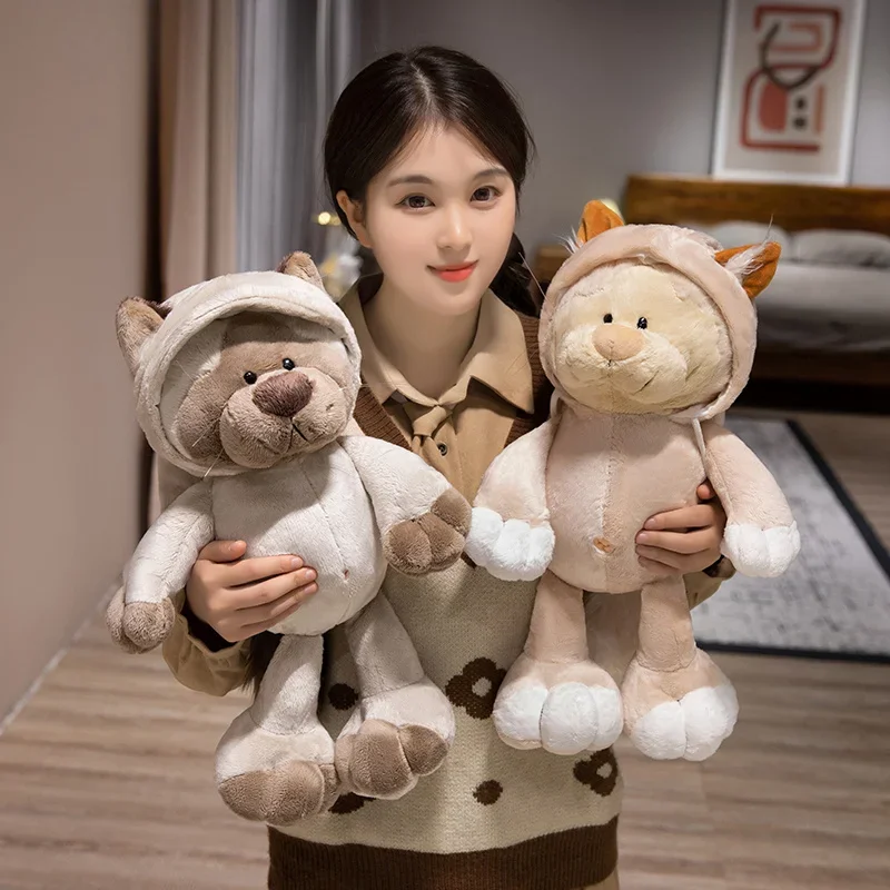 Cute Cartoon Wolf Gorilla Black King Kong Doll Boy Birthday Children's Day Gift Plush Toys Plushie Stuffed Toys Best Gifts #6