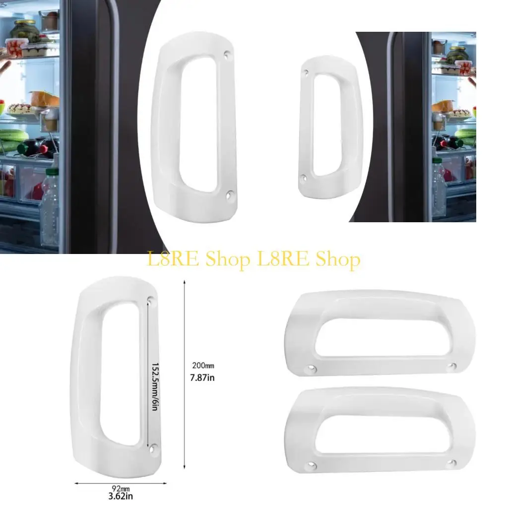 

L8RE 2Pcs Fridge Door Handle for C00857150 72055-1 Fridge Handle Handle Door Opener Freezer Door Handle Replacement